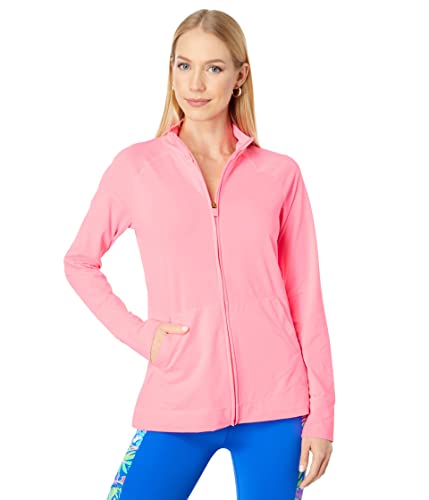 Amazon.com: Lilly Pulitzer Hadlee Jacket UPF 50+ Lillys Coral XXS